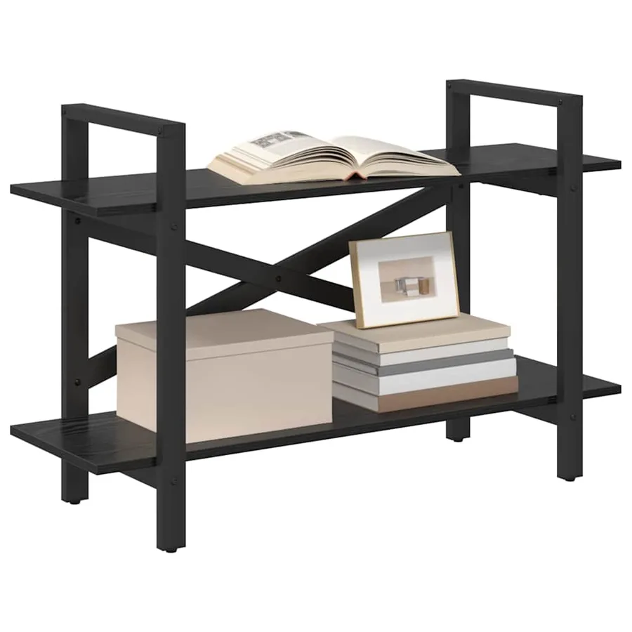 Étagère Chêne noir 100 x 33,5 x 64 cm Bois d'ingénierie - 3