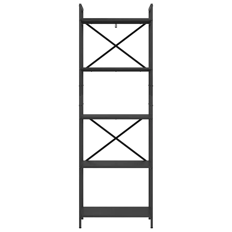 Étagère Chêne noir 56 x 34 x 171 cm Bois d'ingénierie - 5