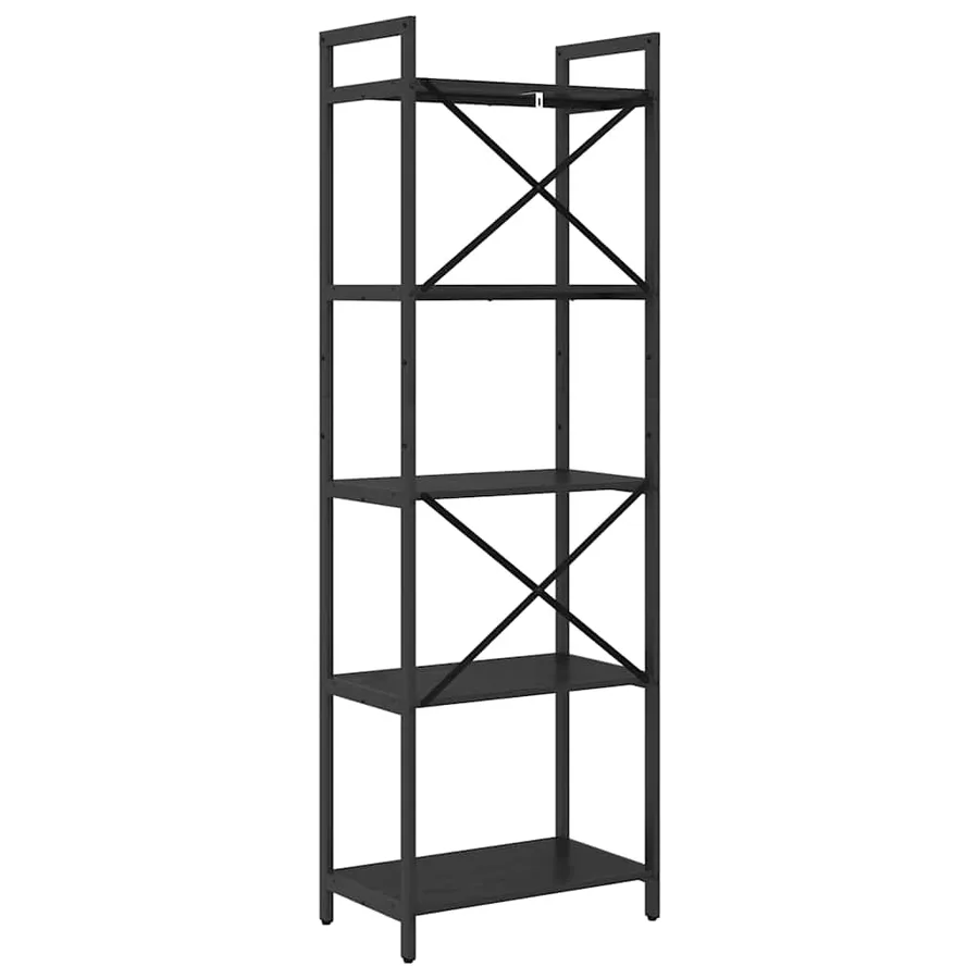 Étagère Chêne noir 56 x 34 x 171 cm Bois d'ingénierie - 7