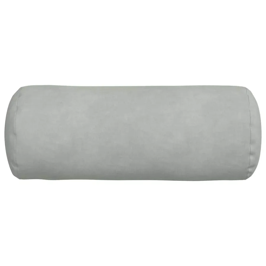 Coussins d'accent 2 pcs Gris clair Ø 15 x 40 cm - 6