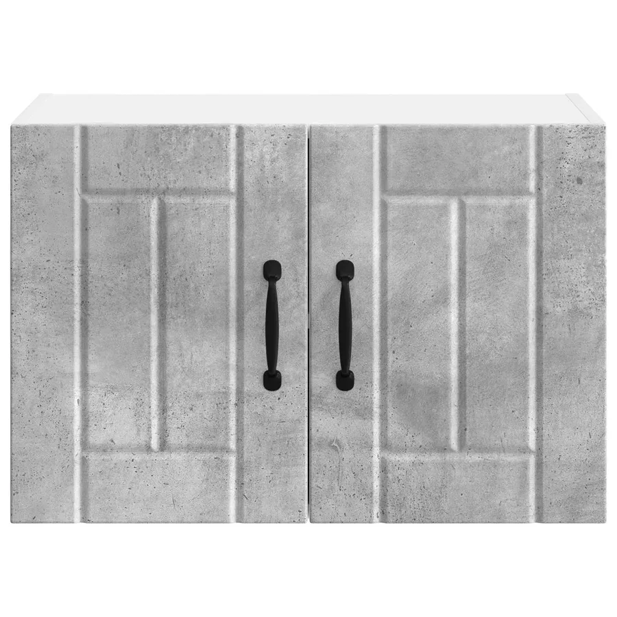 Meuble mural LUCCA 2 pcs Gris béton 60 x 31 x 40 cm - 7
