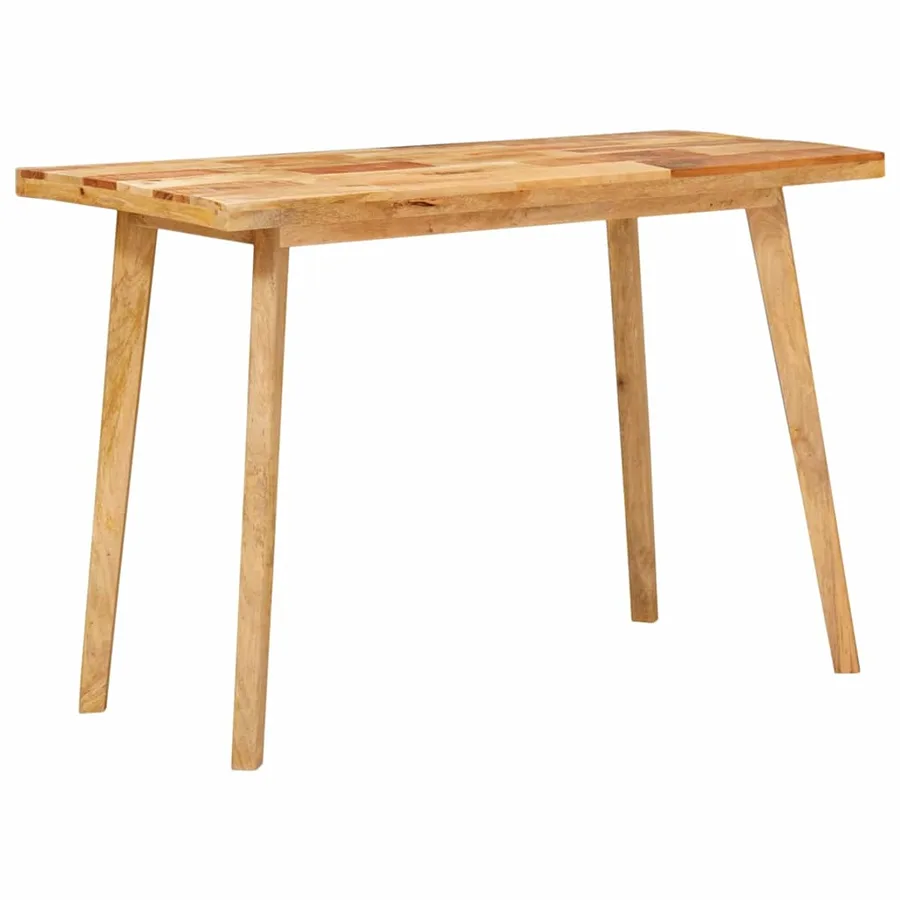 Table à dîner Naturel 100 x 55 x 75 cm Bois de mangue massif - 4