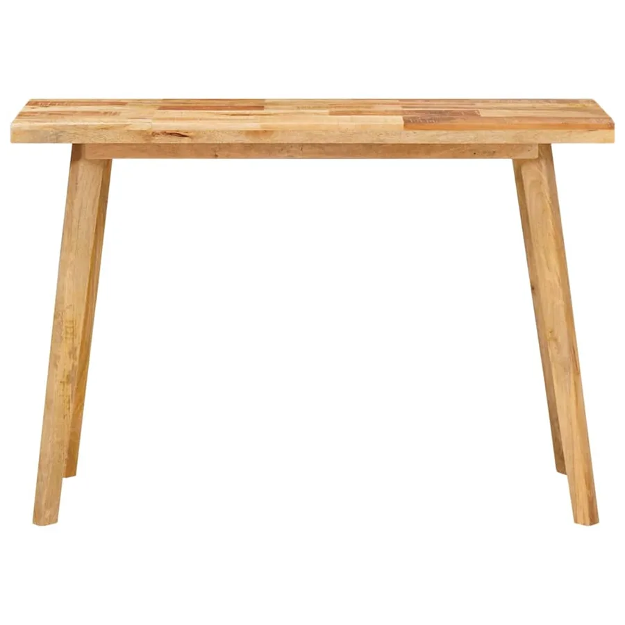 Table à dîner Naturel 100 x 55 x 75 cm Bois de mangue massif - 5