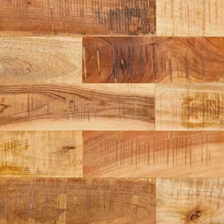 Table à dîner Naturel 100 x 55 x 75 cm Bois de mangue massif - 8