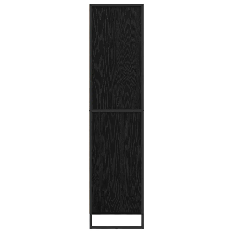 Buffet Chêne noir 81 x 36 x 150.5 cm Bois d'ingénierie - 7
