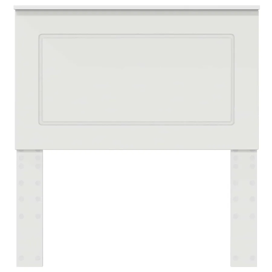 Tête de lit Blanc 100 cm Bois d’ingénierie - 4