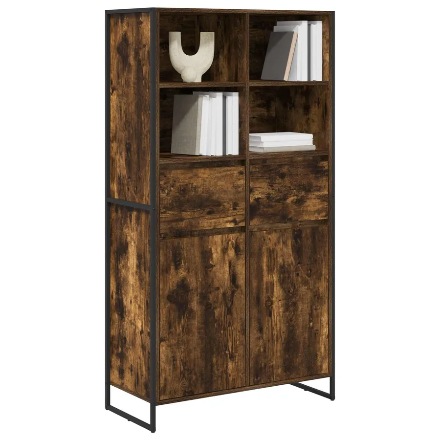 Buffet Chêne Fumé 81 x 36 x 150.5 cm Bois d'ingénierie - 3