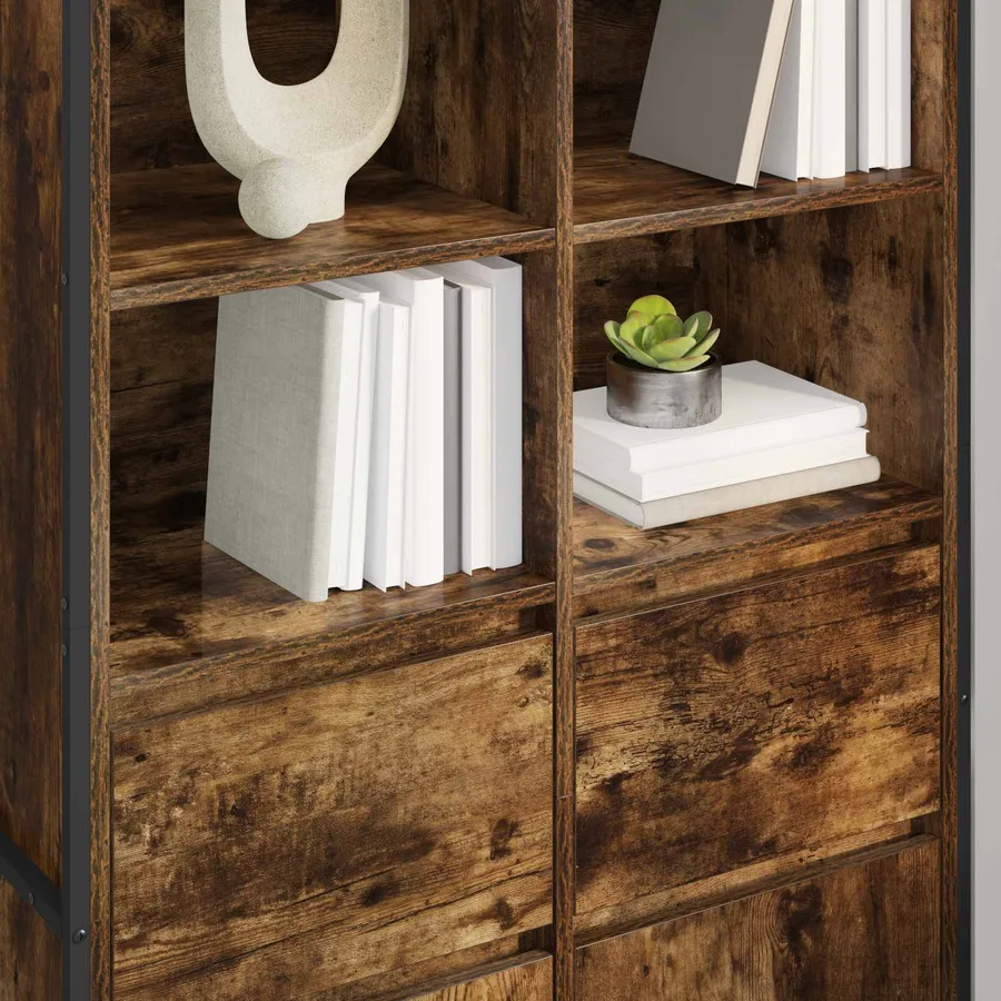 Buffet Chêne Fumé 81 x 36 x 150.5 cm Bois d'ingénierie - 4