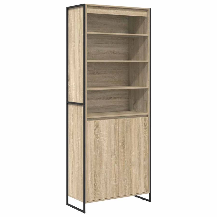Armoires Hautes Sonoma 79 x 36 x 200 cm Bois d'ingénierie - 2