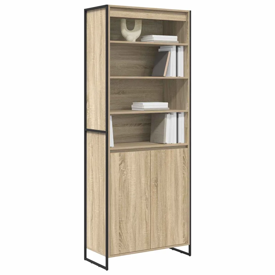 Armoires Hautes Sonoma 79 x 36 x 200 cm Bois d'ingénierie - 3
