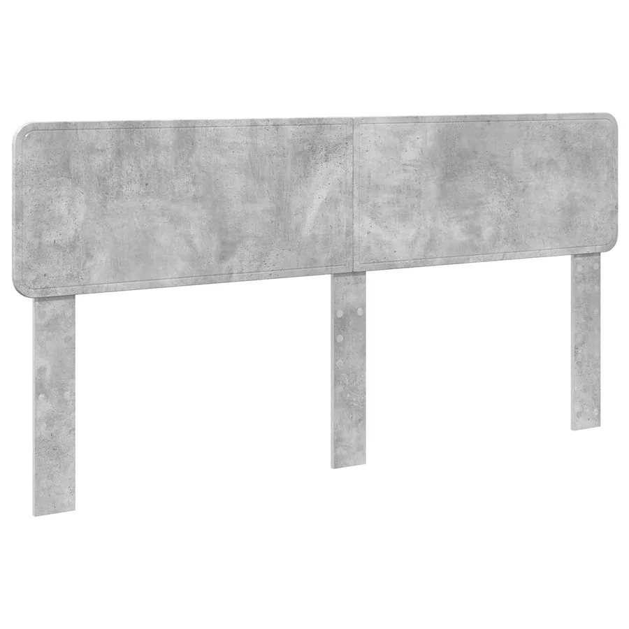 Lit de Rangement Gris béton 200 x 200 cm Bois d'ingénierie - 7