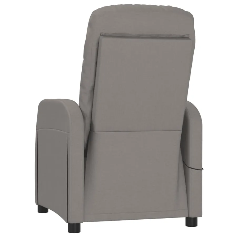 Fauteuil inclinable électrique Taupe Tissu - 6