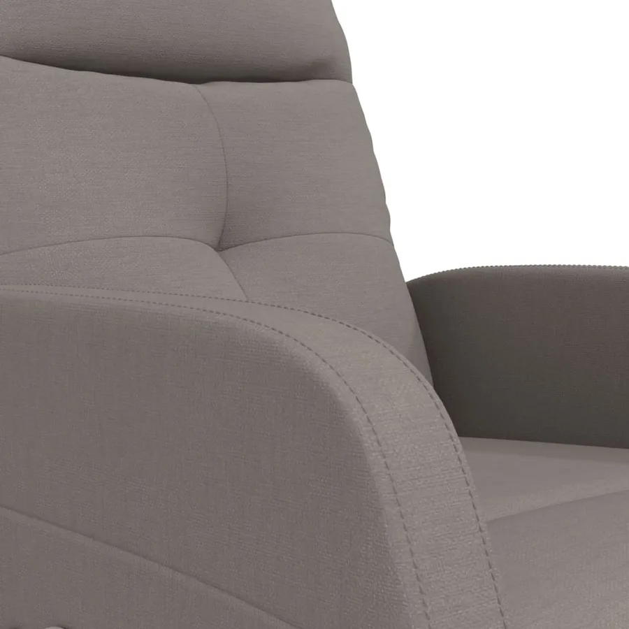 Fauteuil inclinable électrique Taupe Tissu - 8