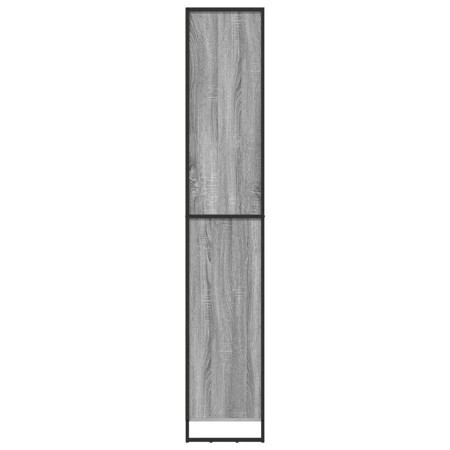 Armoires Hautes Gris Sonoma 79 x 36 x 200 cm Bois d'ingénierie - 7