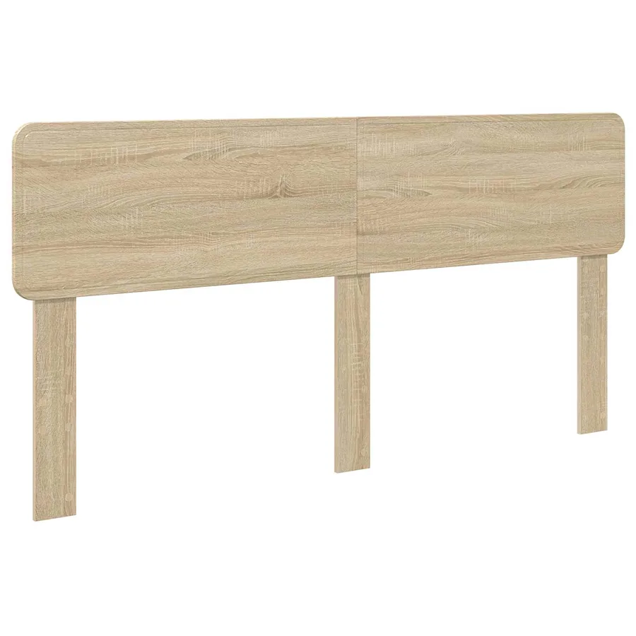 Cadre de lit Chêne Sonoma 200 x 200 cm Bois d'ingénierie - 7