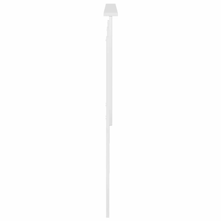 Tête de lit Blanc Brillant 100 cm Bois d’ingénierie - 5
