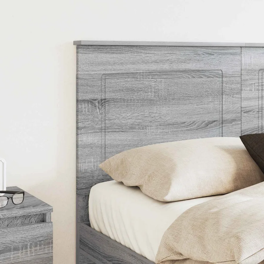Tête de lit Gris Sonoma 100 cm Bois d’ingénierie - 3