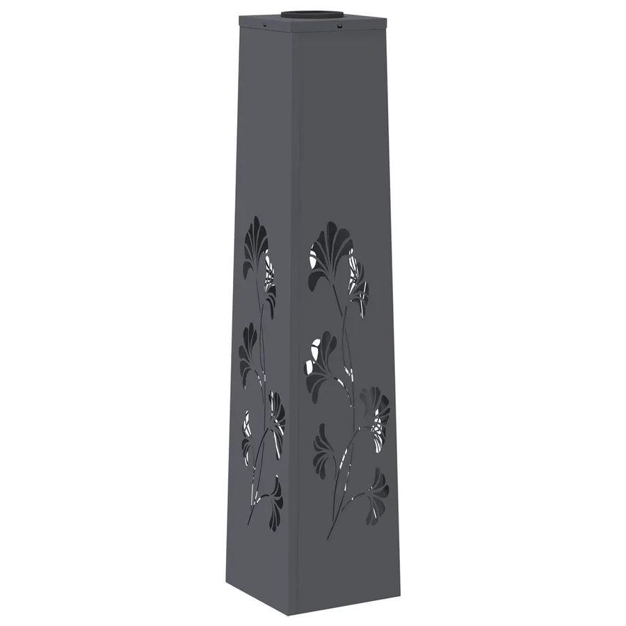 Lumière de chemin LED solaire 2 pcs Blanc chaud 18 x 18 x 80 cm - 4