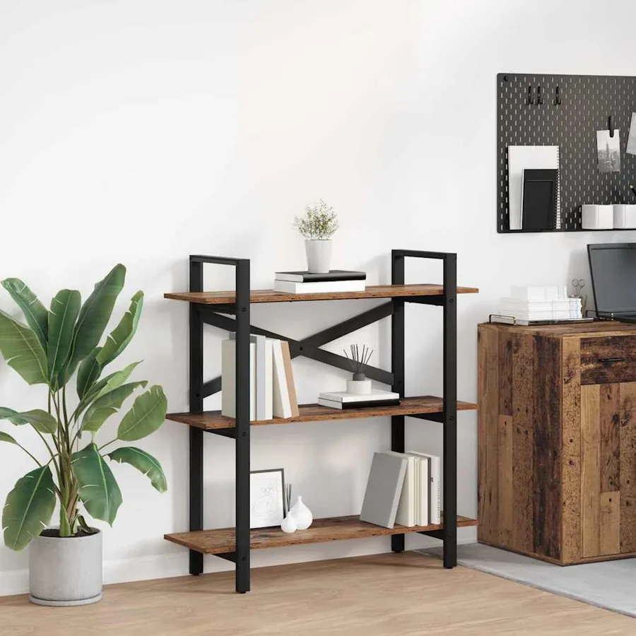Étagère Bois Ancien 100 x 33,5 x 102 cm Bois d'ingénierie