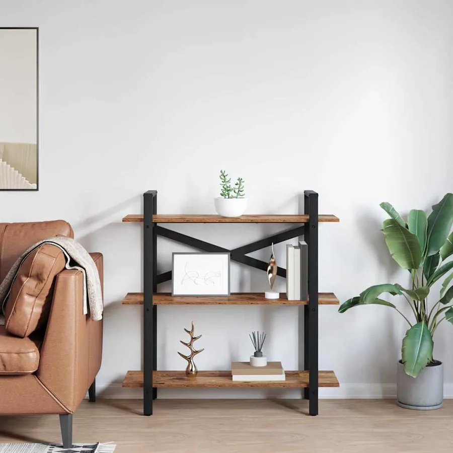 Étagère Bois Ancien 100 x 33,5 x 102 cm Bois d'ingénierie - 4