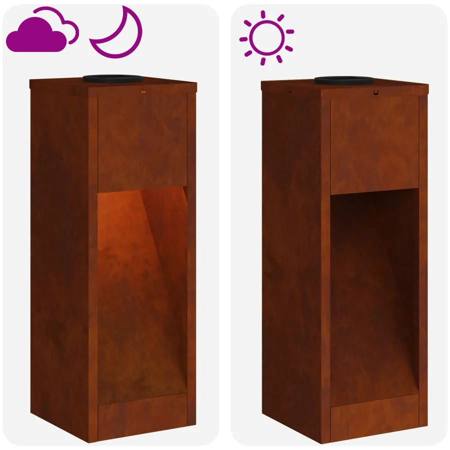 Lumière de Chemin LED Solaire 2 pcs Blanc chaud 18 x 18 x 50 cm - 16