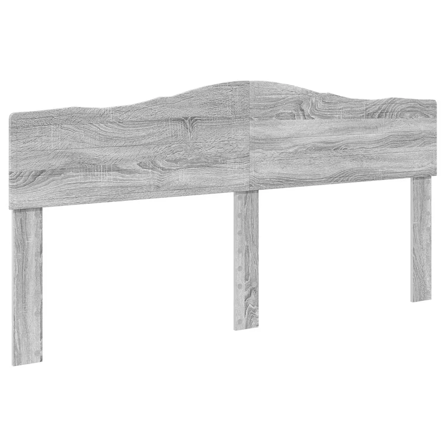 Cadre de lit Gris Sonoma 200 x 200 cm Bois de pin massif - 6