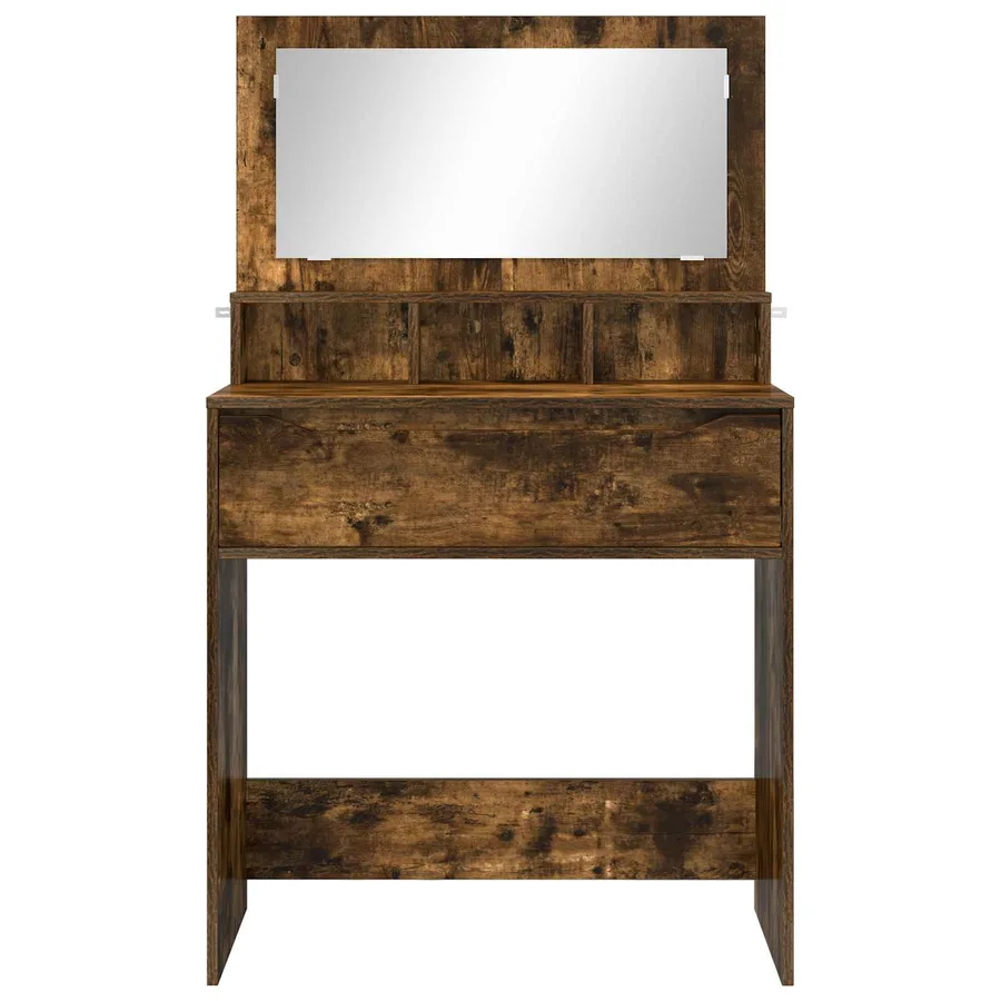 Tables de maquillage pour chambre Chêne fumé 80 x 39,6 x 135 cm - 6