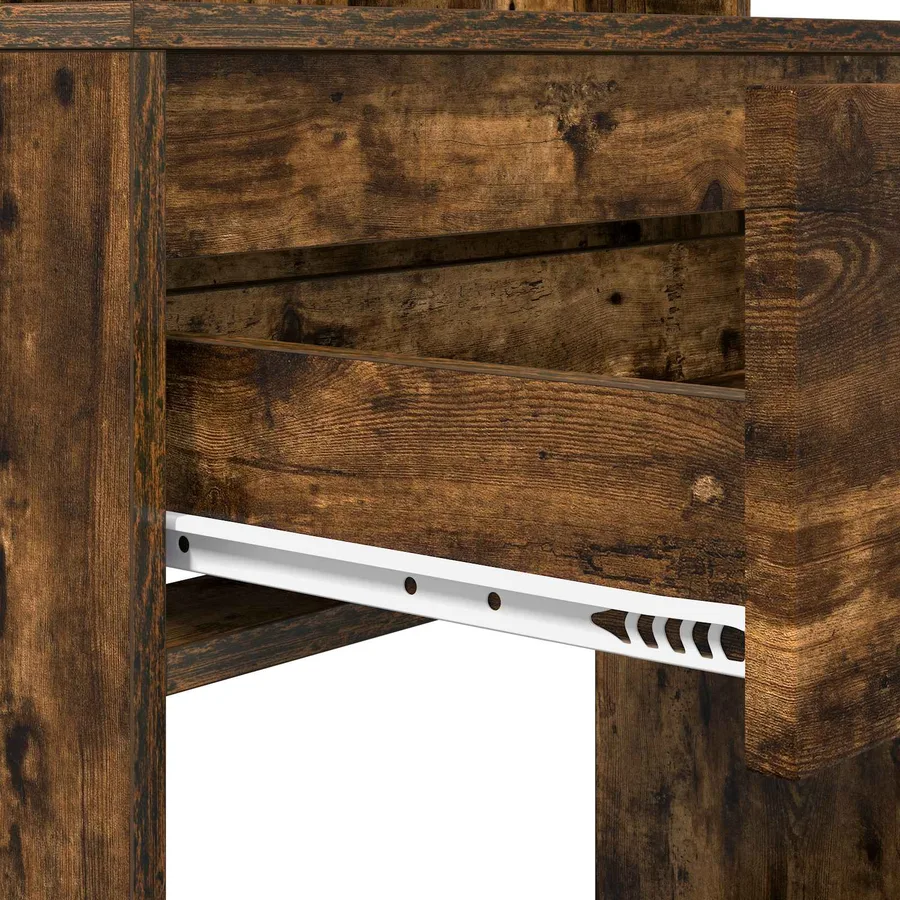 Tables de maquillage pour chambre Chêne fumé 80 x 39,6 x 135 cm - 9