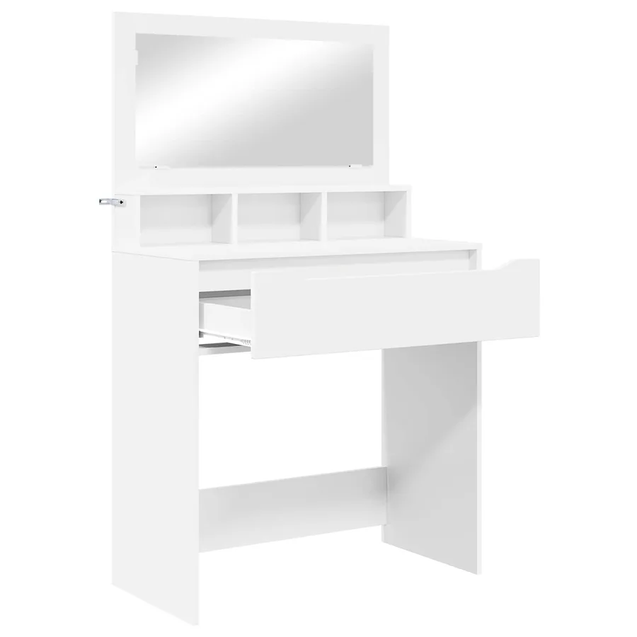 Tables de maquillage pour chambre Blanc 80 x 39,6 x 135 cm - 5