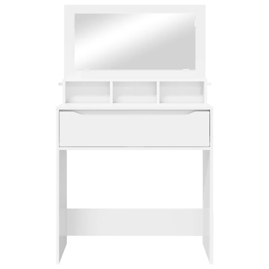 Tables de maquillage pour chambre Blanc 80 x 39,6 x 135 cm - 6