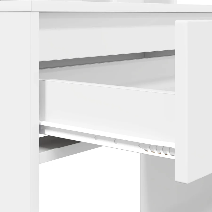 Tables de maquillage pour chambre Blanc 80 x 39,6 x 135 cm - 9