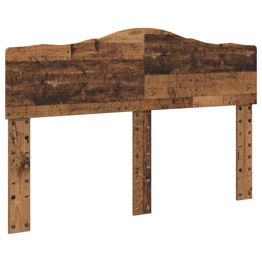 Cadre de lit Bois ancien 150 x 200 cm Bois de pin massif - 6
