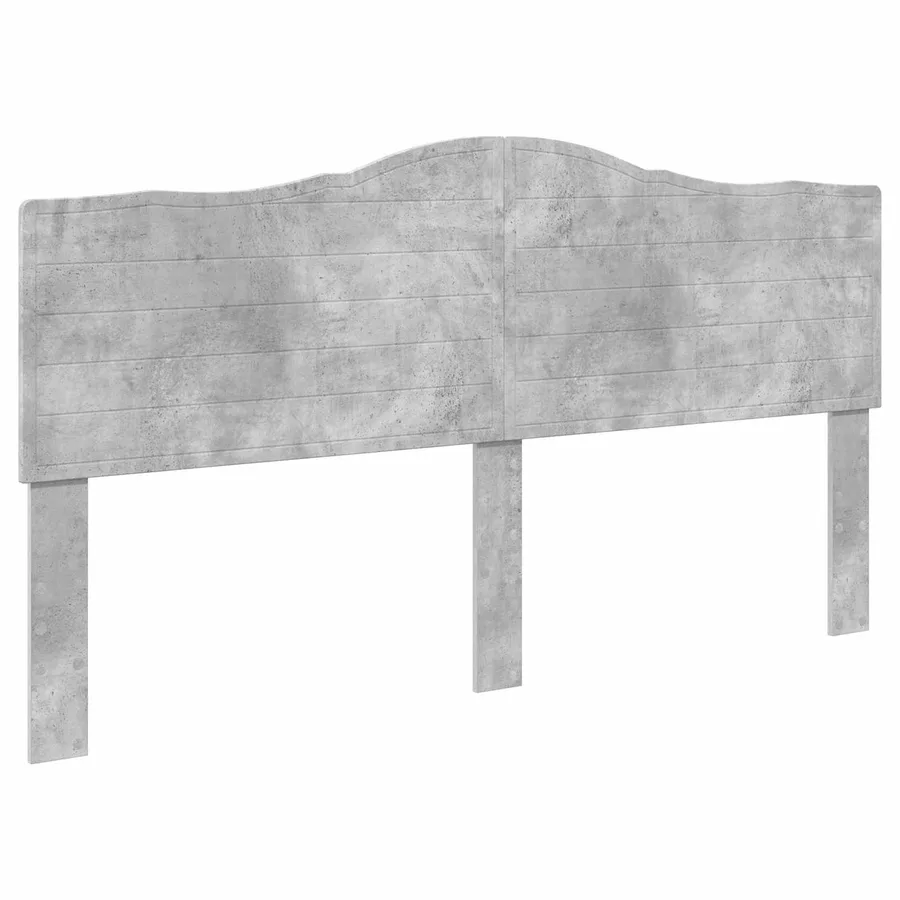 Lit de Rangement Gris béton 200 x 200 cm Bois d'ingénierie - 7