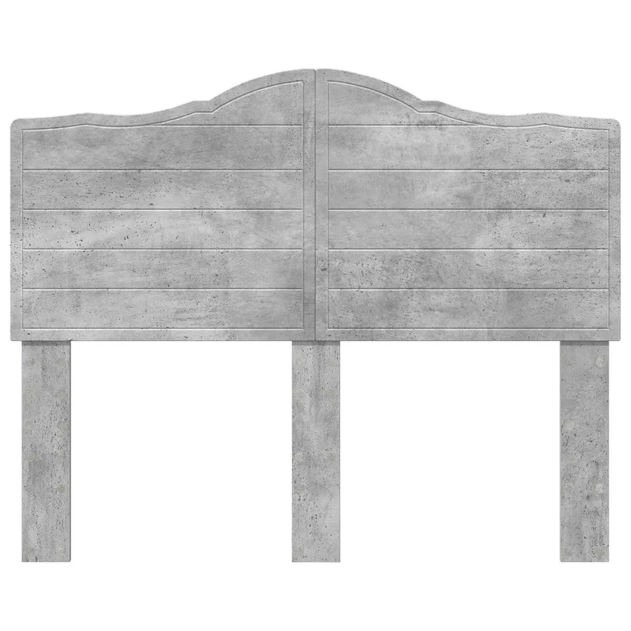 Tête de lit Gris béton Bois d'ingénierie - 4
