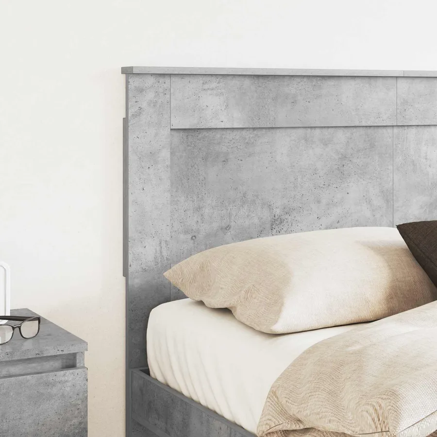 Tête de lit Gris béton 150 cm Bois d'ingénierie - 3