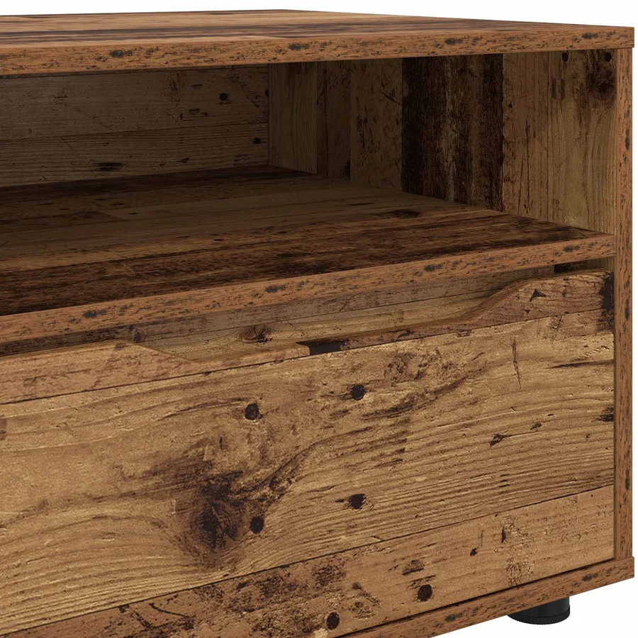 Meuble TV Bois Ancien 100 x 48 x 43 cm Bois d'ingénierie - 10