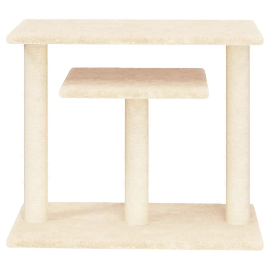 Arbres à chat avec plates-formes crème 62,5 cm - 3