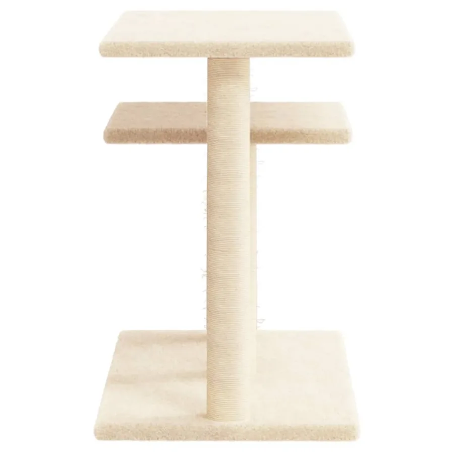 Arbres à chat avec plates-formes crème 62,5 cm - 4