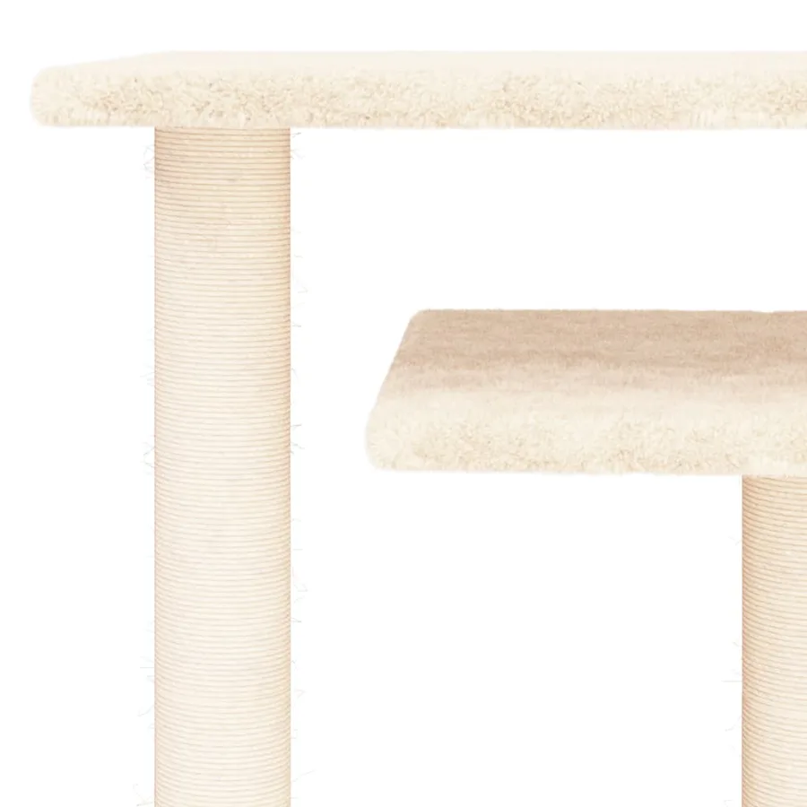 Arbres à chat avec plates-formes crème 62,5 cm - 5
