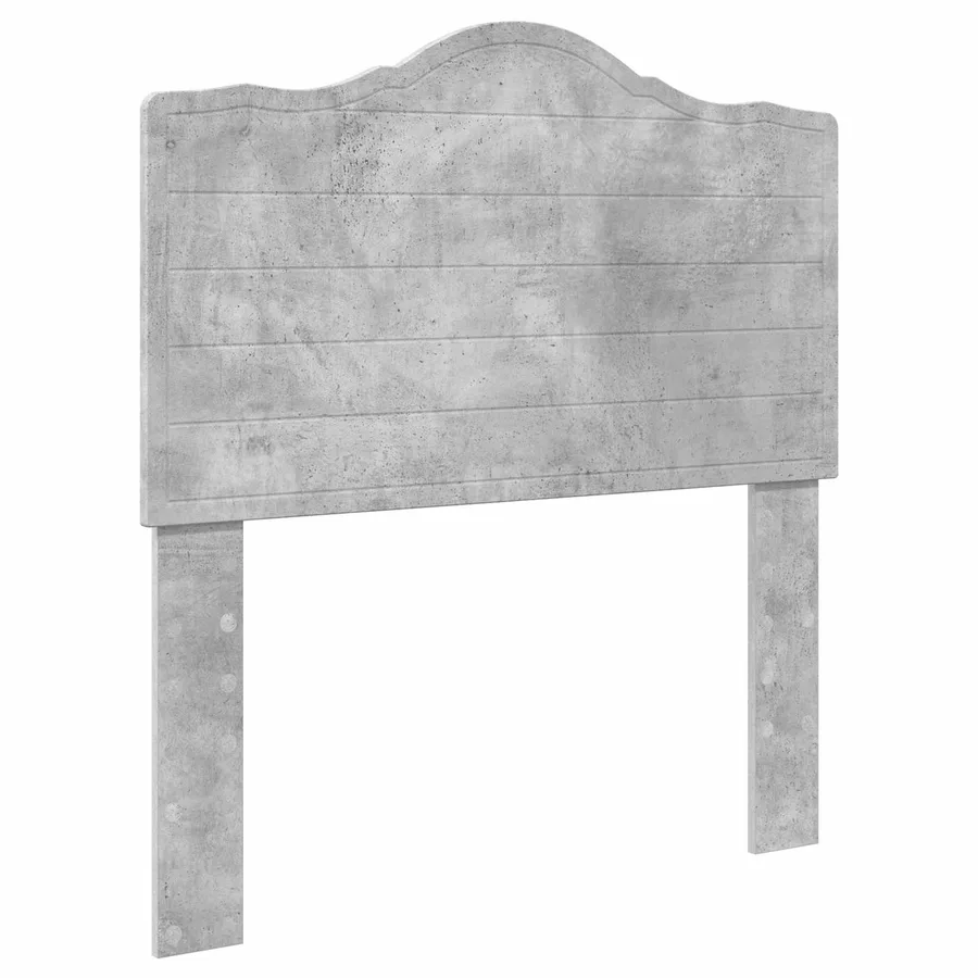 Cadre de lit Gris Béton 100 x 200 cm Pin massif - 5