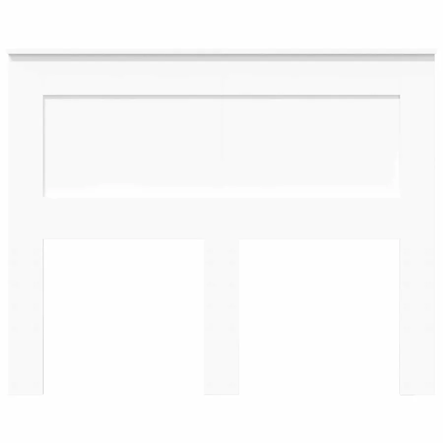 Tête de lit avec tête de lit Blanc 120 cm Bois d'ingénierie - 4
