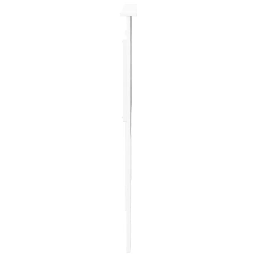 Tête de lit avec tête de lit Blanc 120 cm Bois d'ingénierie - 5