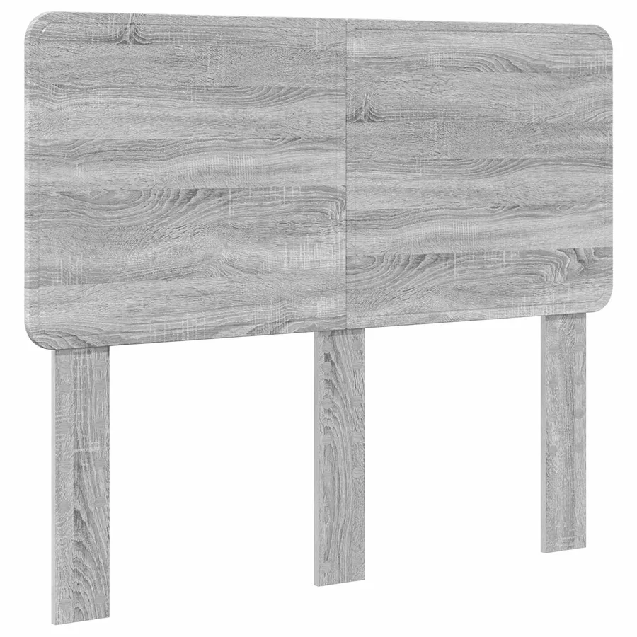 Cadre de lit Gris Sonoma 135 x 190 cm Bois de pin massif - 6