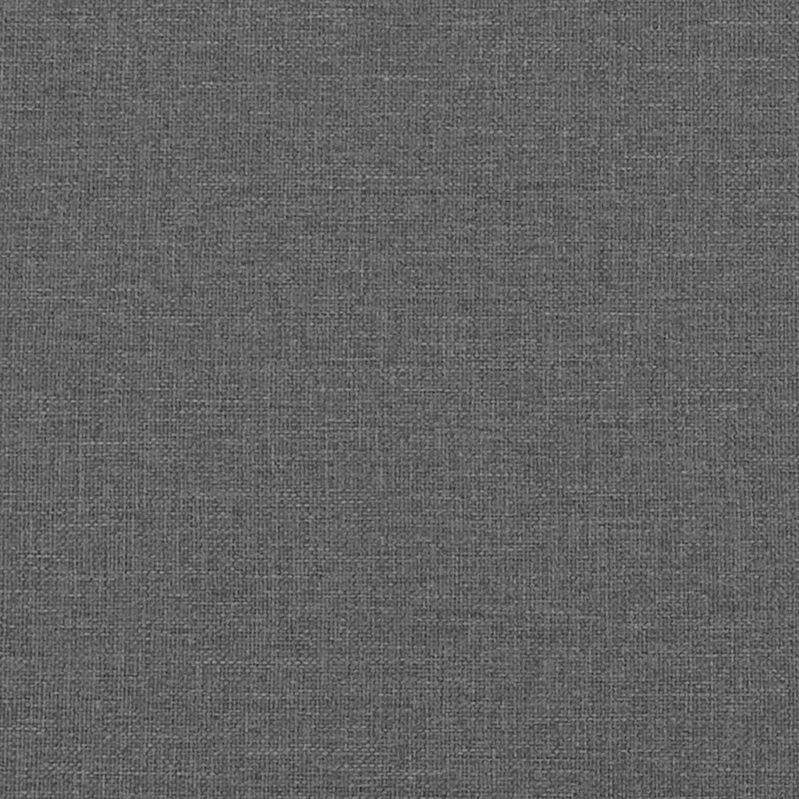 Pouf de rangement avec coussin Gris foncé 60 x 60 x 45 cm tissu - 8