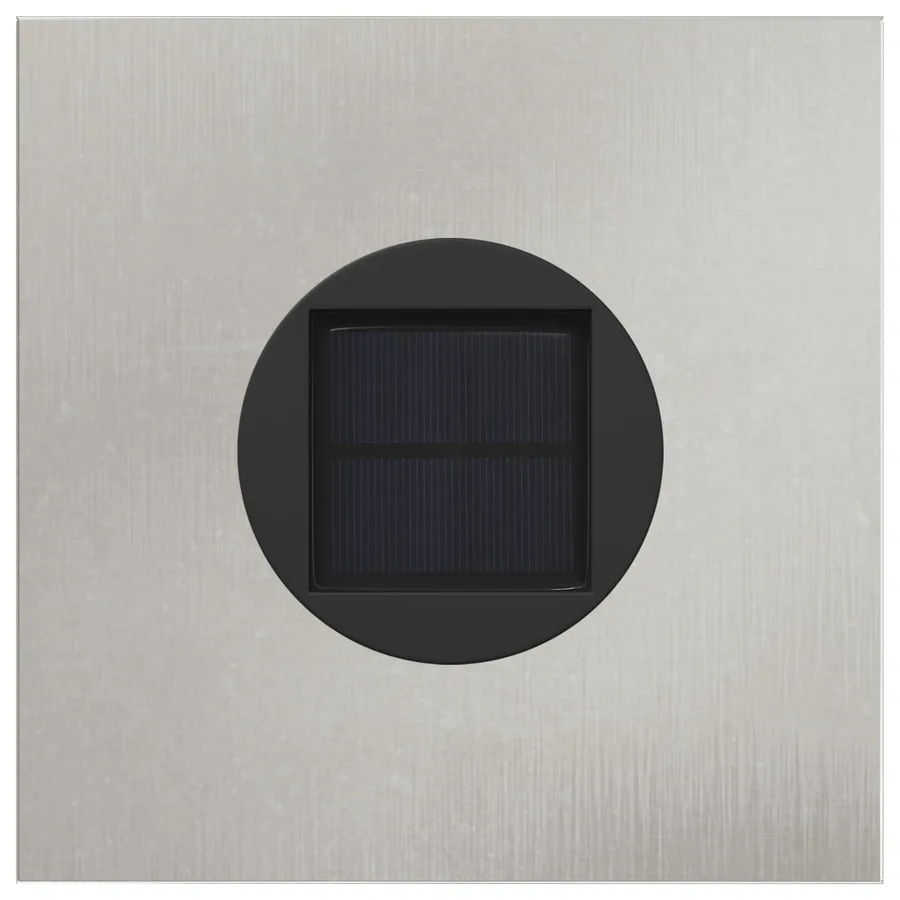 Lumière de chemin LED solaire 2 pcs Blanc chaud 18 x 18 x 50 cm - 7
