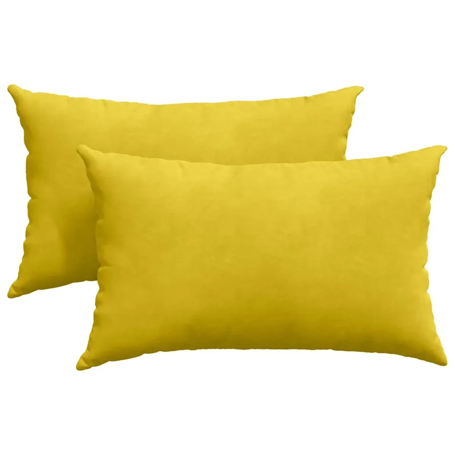 Coussins de canapé 2 pcs Jaune 50 x 30 cm - 2