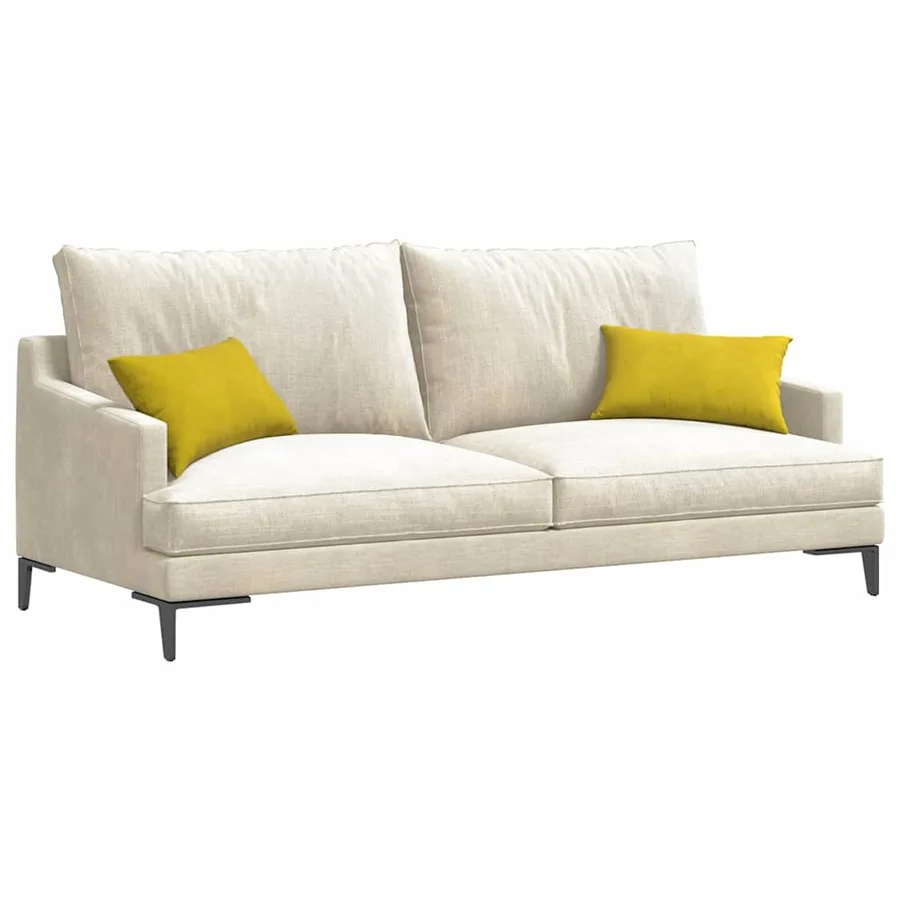 Coussins de canapé 2 pcs Jaune 50 x 30 cm - 3