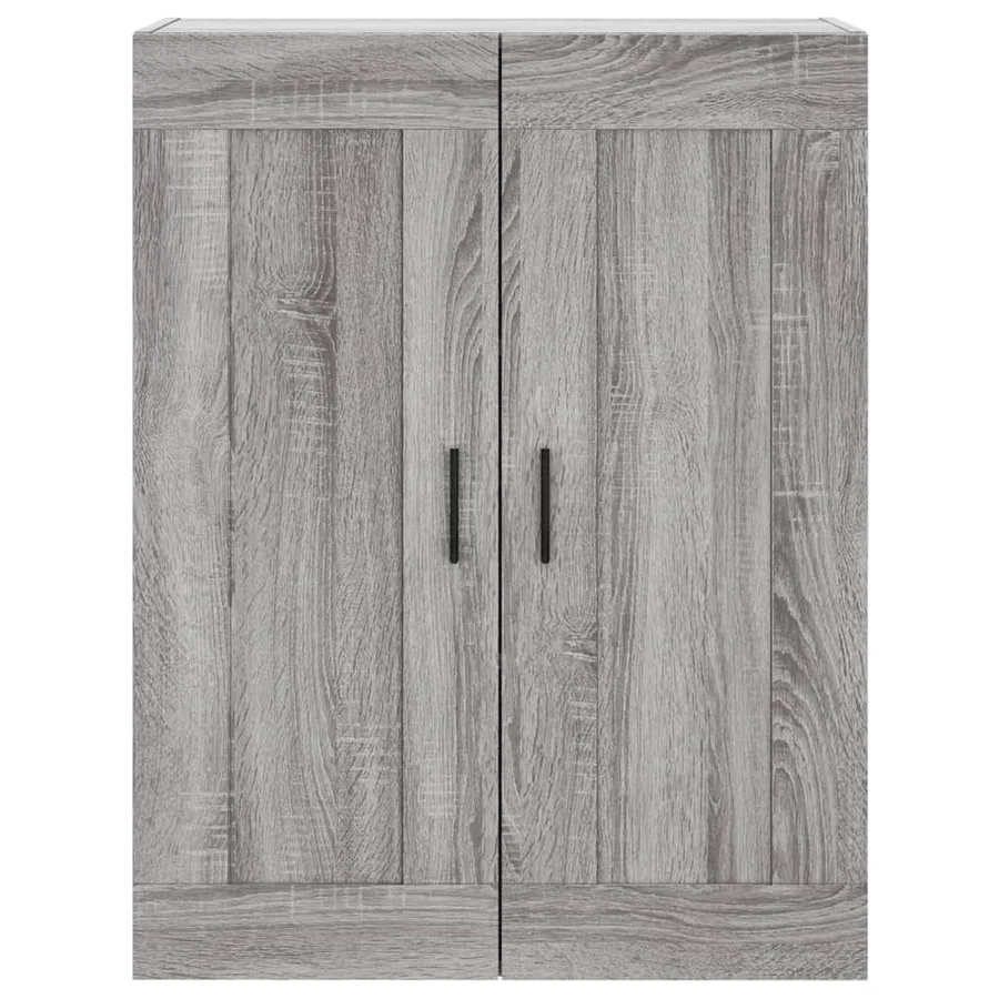 Buffet haut Sonoma gris 69,5x34x180 cm Bois d'ingénierie - 6