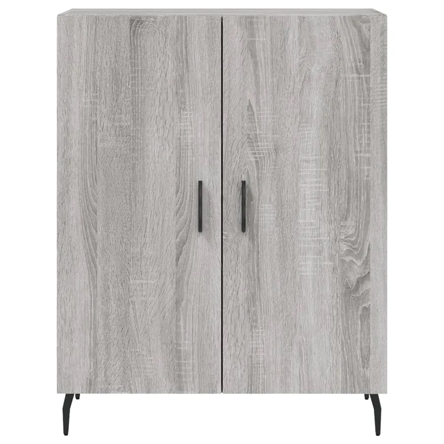 Buffet haut Sonoma gris 69,5x34x180 cm Bois d'ingénierie - 8