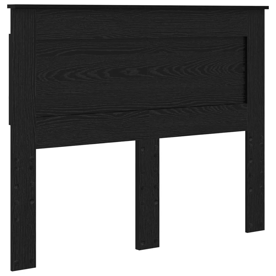 Cadre de lit avec tiroir Uni Noir 120 x 190 cm Pin massif - 6